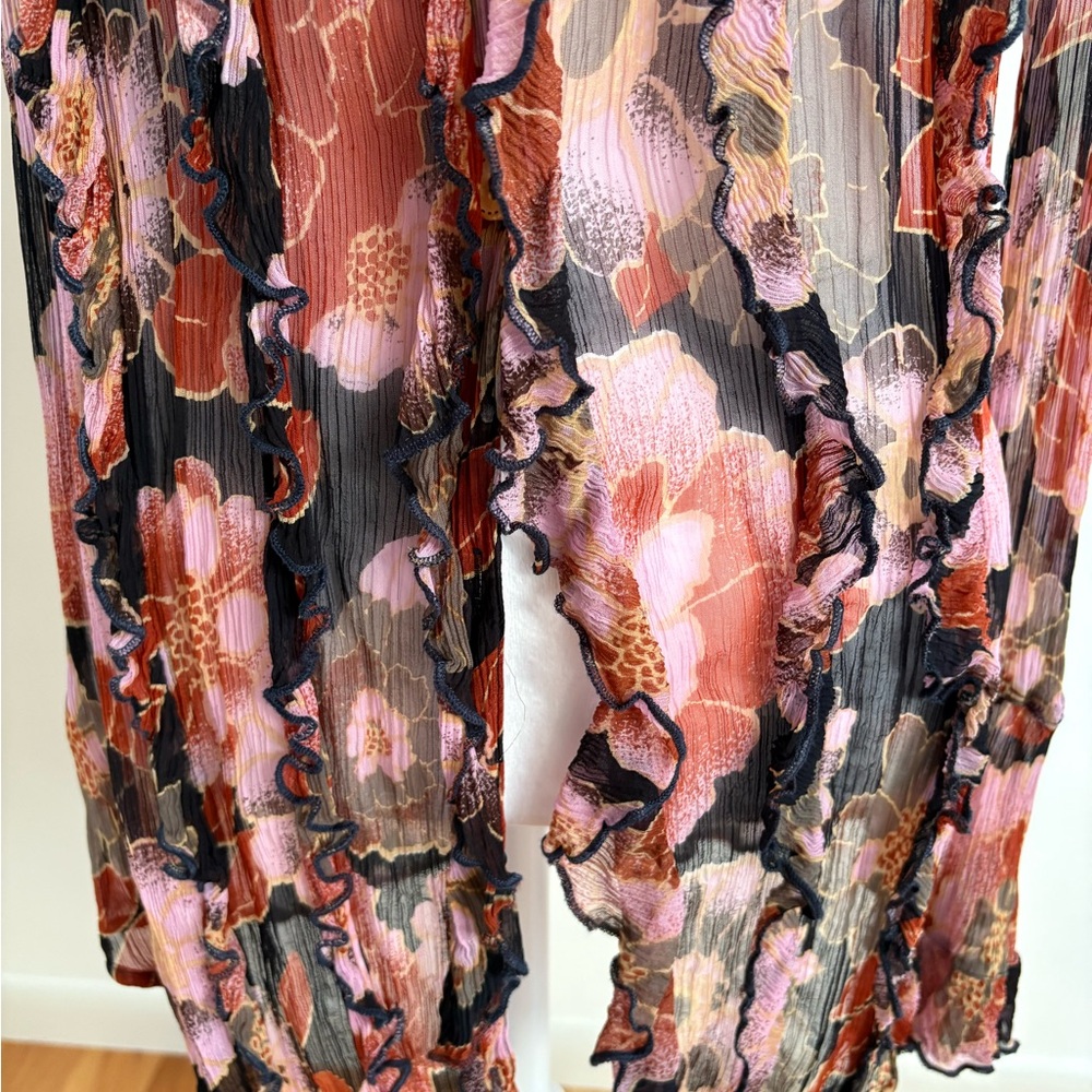 Free People Spring Floral Tunic Blouse - Picture 3 of 7